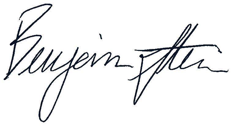 Dr. Benjamin Stein signature
